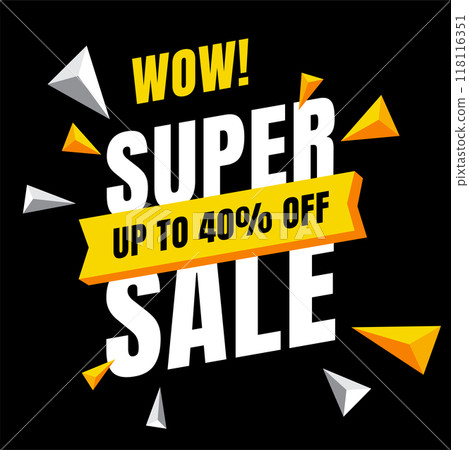 Sale banner template 118116351