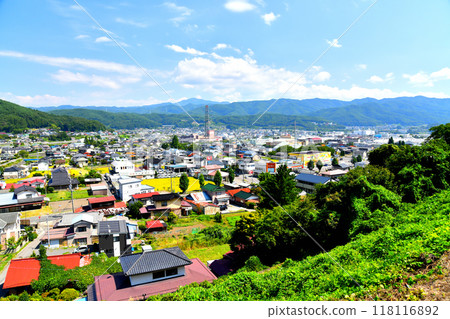 View of downtown Tatsuno Town/Tatsuno Town Hall area (Tatsuno Town, Nagano Prefecture) [September 2024] 118116892