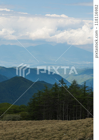 從日本長野縣大方郡三峰茶屋看到的風景 118116982