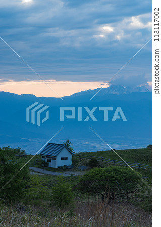 Takabocchi Ranch on the Takabocchi Plateau on Mount Takabocchi, on the border between Okaya City and Shiojiri City, Nagano Prefecture, Japan 118117002