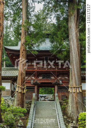 日本長野縣松本市牛藤寺二王門 日本長野縣松本市牛藤寺二王門 118117217