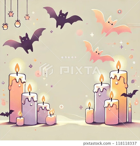 可愛的萬聖節插畫 118118337