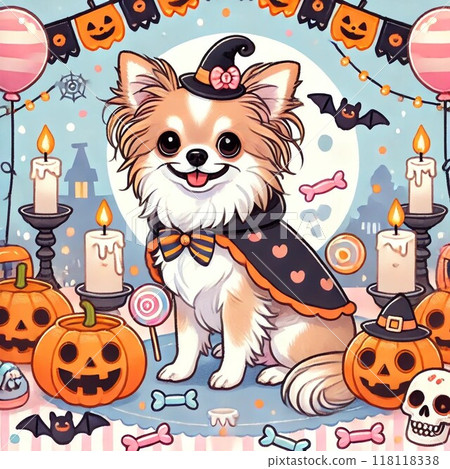 奇瓦瓦州享受萬聖節 118118338