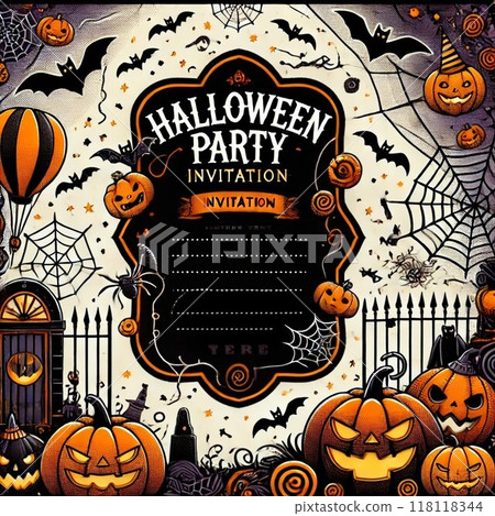 萬聖節背景素材，南瓜，萬聖節，可愛， 118118344