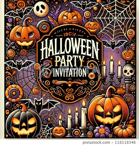 萬聖節派對圖 118118346