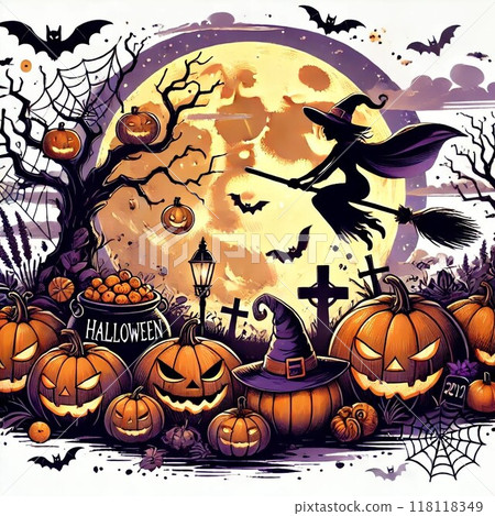 萬聖節背景材料 118118349