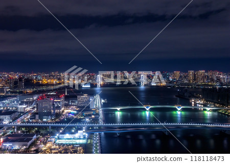 Odaiba and Tokyo Bay, Tokyo Odaiba and Tokyo Bay, Tokyo 118118473