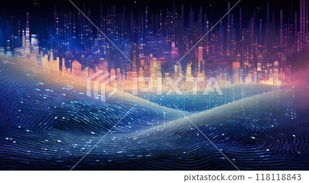 future city digital connection, communication and technology wallpaper, cyberspace online connect 118118843