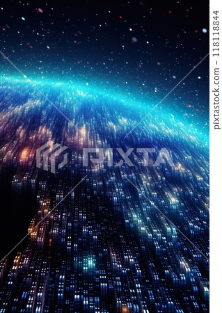 future city digital connection, communication and technology wallpaper, cyberspace online connect 118118844