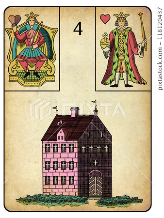Lenormand Card 4 House 118120437