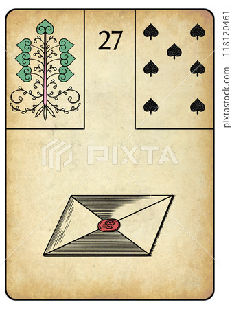 Lenormand Card 27 Letter 118120461