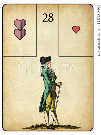 Lenormand Card 28 Gentleman 118120462