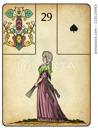Lenormand Card 29: Lady 118120463