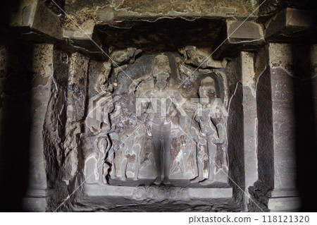 印度世界遺產埃洛拉洞穴 118121320