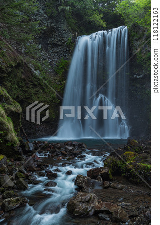 Zengoro Falls in Norikura Plateau, Azumi, Matsumoto City, Nagano Prefecture, Japan 118122163