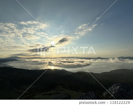 從美幌嶺看到的日出和雲海 從美幌嶺看到的日出和雲海 118122229