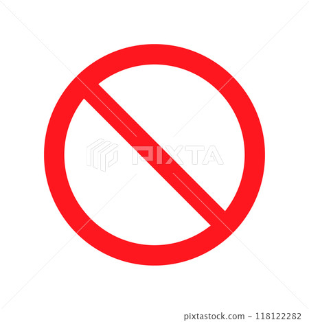 STOP no entry road sign icon shape set. Traffic Prohibition logo symbol. Vector illustration image. Isolated on white background. Not allowed direction sign. No trespassing. Do not enter. Grunge stamp 118122282
