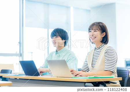 University students, class, filming cooperation: Denpa Gakuen, Tokyo Electronics College 118122408