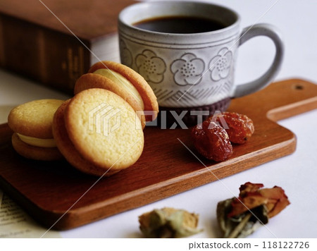 美味的餅乾和咖啡 美味的餅乾和咖啡 118122726