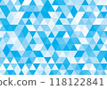 Blue triangle pattern 118122841