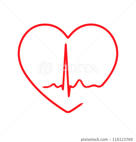 heart, icon, vector 118123760