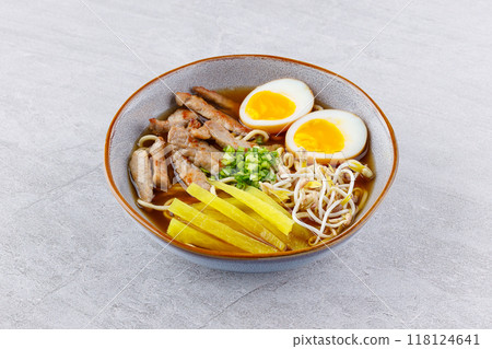 Varieties of soup bowls assorted. Many flavors of soups collection set. mushroom soup, chicken soup, pumpkin soup, shrimp, beef, vegetable, crab. set of various bowls of soups isolated. 118124641