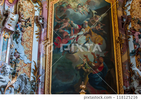 Ottobeuren abbey, near Memmingen, bavaria, germany 118125216