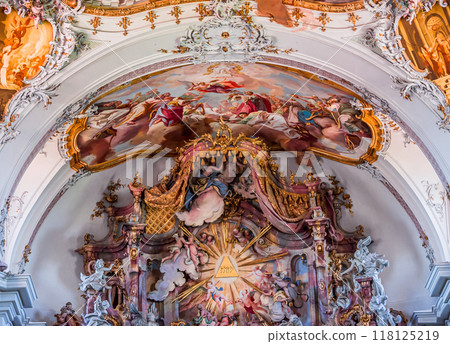 Ottobeuren abbey, near Memmingen, bavaria, germany Ottobeuren abbey, near Memmingen, bavaria, germany 118125219