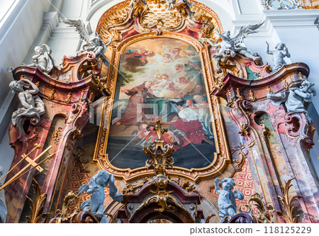Ottobeuren abbey, near Memmingen, bavaria, germany 118125229
