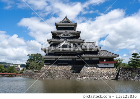 Matsumoto Castle in Summer/Nagano Prefecture 118125836