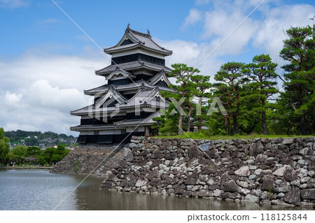 Matsumoto Castle in Summer/Nagano Prefecture Matsumoto Castle in Summer/Nagano Prefecture 118125844