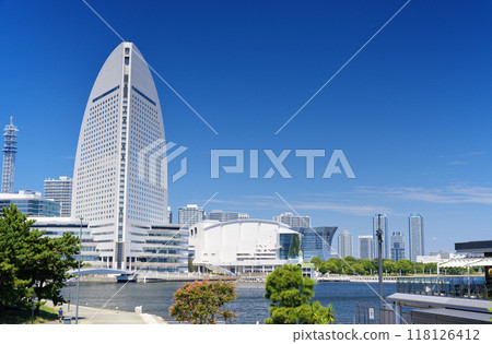 橫濱/港未來 橫濱港海岸風光 118126412
