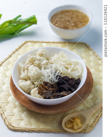 Tekwan is traditional food from indonesia Palembang 118126921
