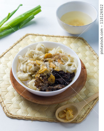 Tekwan is traditional food from indonesia Palembang Tekwan is traditional food from indonesia Palembang 118126922