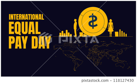 International Equal Pay Day design 118127430