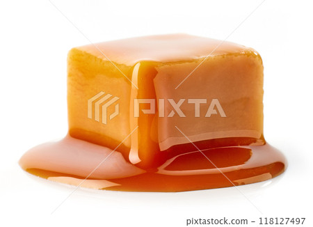 sweet caramel candy 118127497