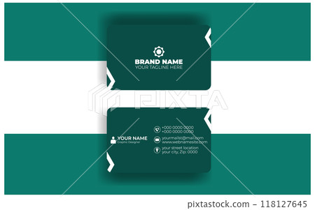 Minimalist Smart Luxury Business Card Template 118127645