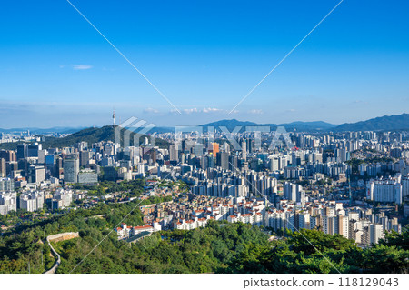 韓國首爾的城市景觀 118129043
