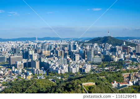 韓國首爾的城市景觀 118129045