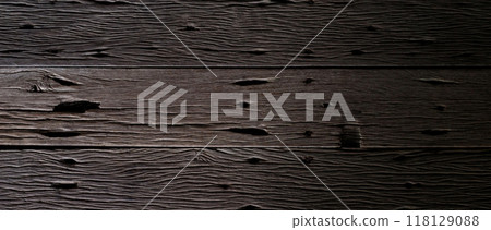 Texture Old processed wood floor for a vintage loft style home Texture Old processed wood floor for a vintage loft style home 118129088