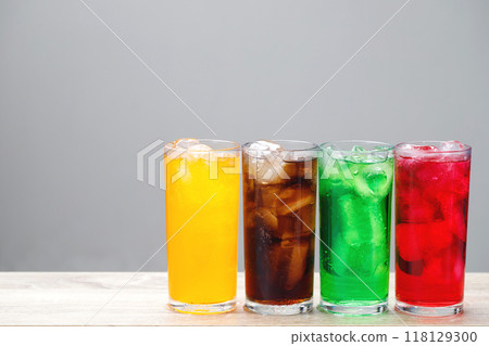 Soft drinks and fruit juice mixed with soda high in sugar have a negative effect on physical health Soft drinks and fruit juice mixed with soda high in sugar have a negative effect on physical health 118129300