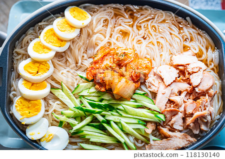 Food: Kimchi cold noodles Food: Kimchi cold noodles 118130140