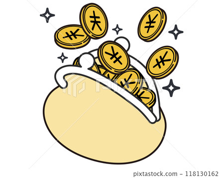 一個簡單的小袋的插圖 一個簡單的小袋的插圖 118130162