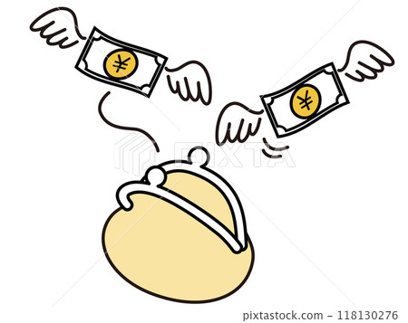 Simple purse illustration 118130276