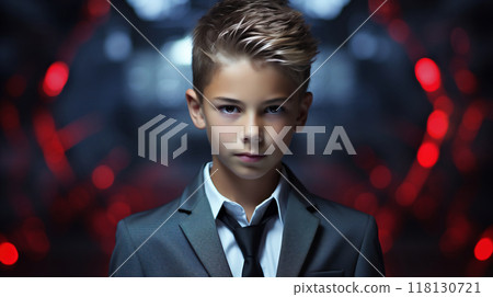 Virtual Space Business Child Male Thirty-Sixth Year Generative AI 118130721
