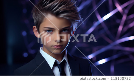 Virtual Space Business Child Male Thirty-Seventh Generative AI 118130722