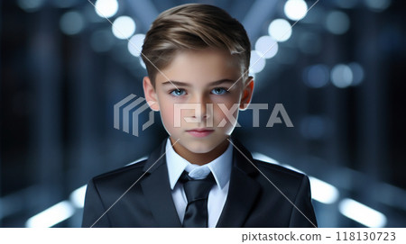 Virtual Space Business Child Male Thirty Eight Generative AI 118130723