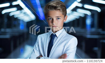 Virtual Space Business Child Male Thirty Nine Generative AI 118130724