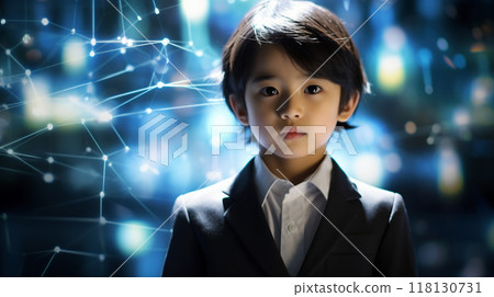 Virtual Space Business Child Male Forty Six Generative AI Virtual Space Business Child Male Forty Six Generative AI 118130731