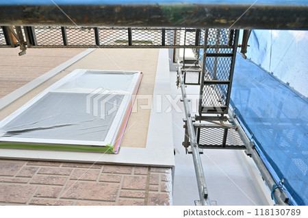 Scaffolding, Scaffolding work, Residential painting work, Residential renovation Scaffolding, Scaffolding work, Residential painting work, Residential renovation 118130789